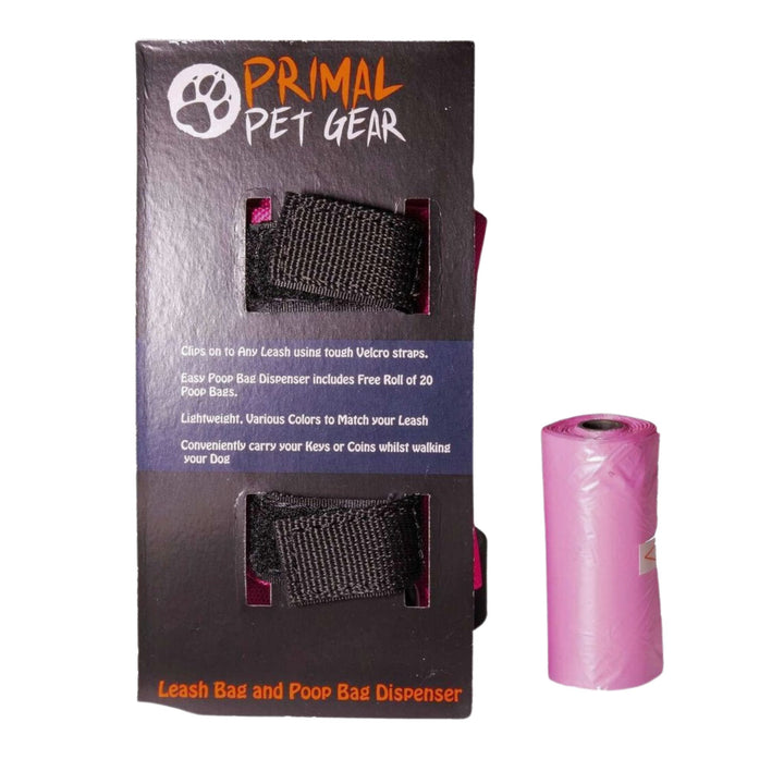 Dog Waste Bag Dispenser - Holder -  Fits Any Dog Leash