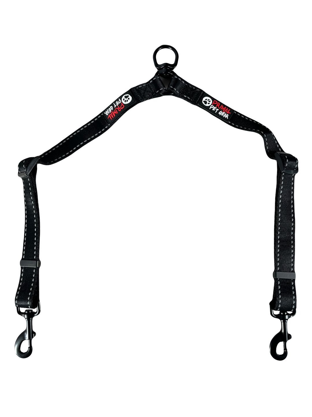 Double Dog Leash Coupler - Walk and Control 2 Dogs Easily