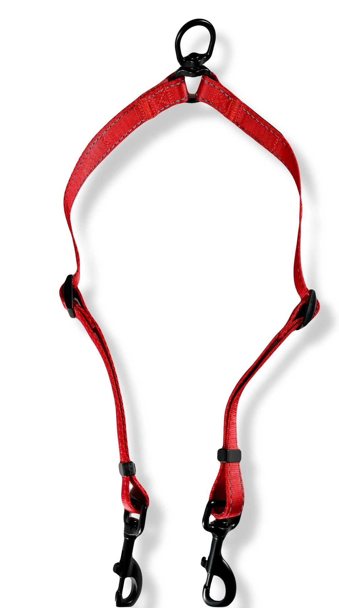 Double Dog Leash Coupler - Walk and Control 2 Dogs Easily