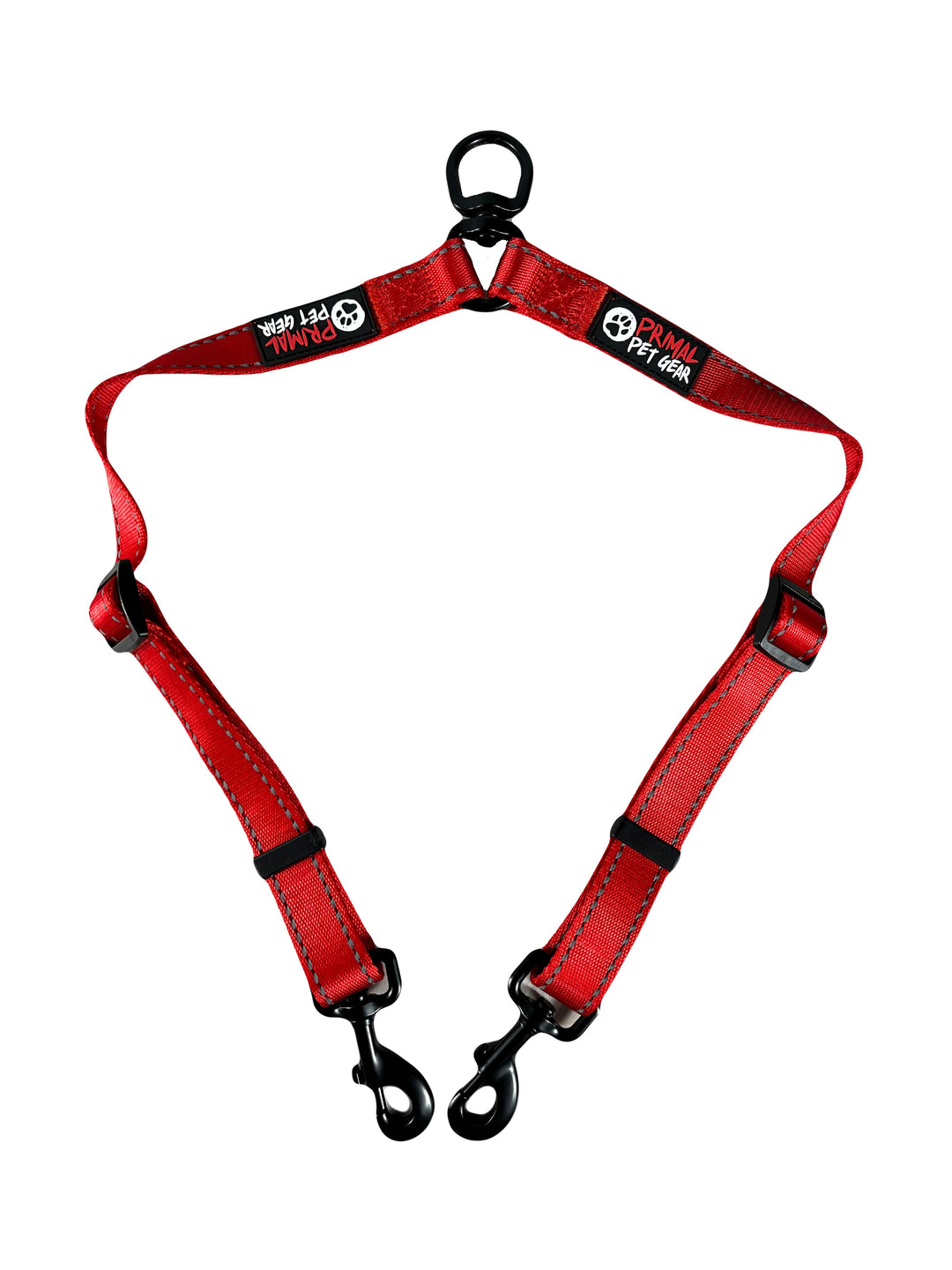 Double Dog Leash Coupler - Walk and Control 2 Dogs Easily