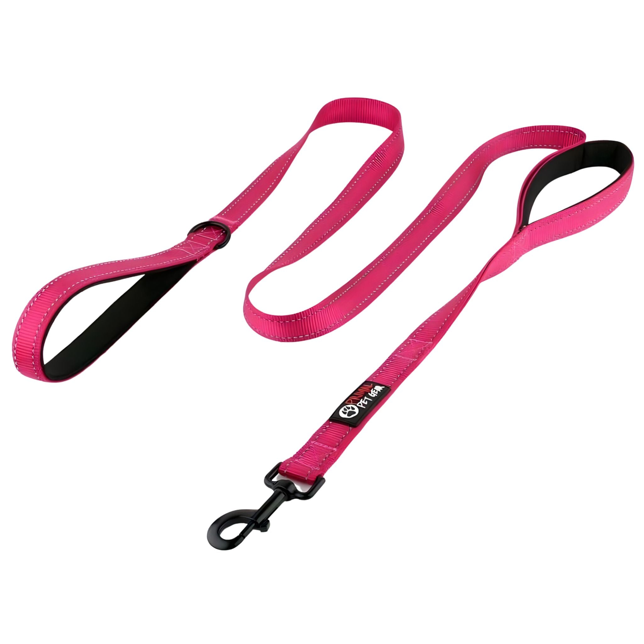 Double Handle Dog Leash 6FT 1.8m Walk Train and Protect