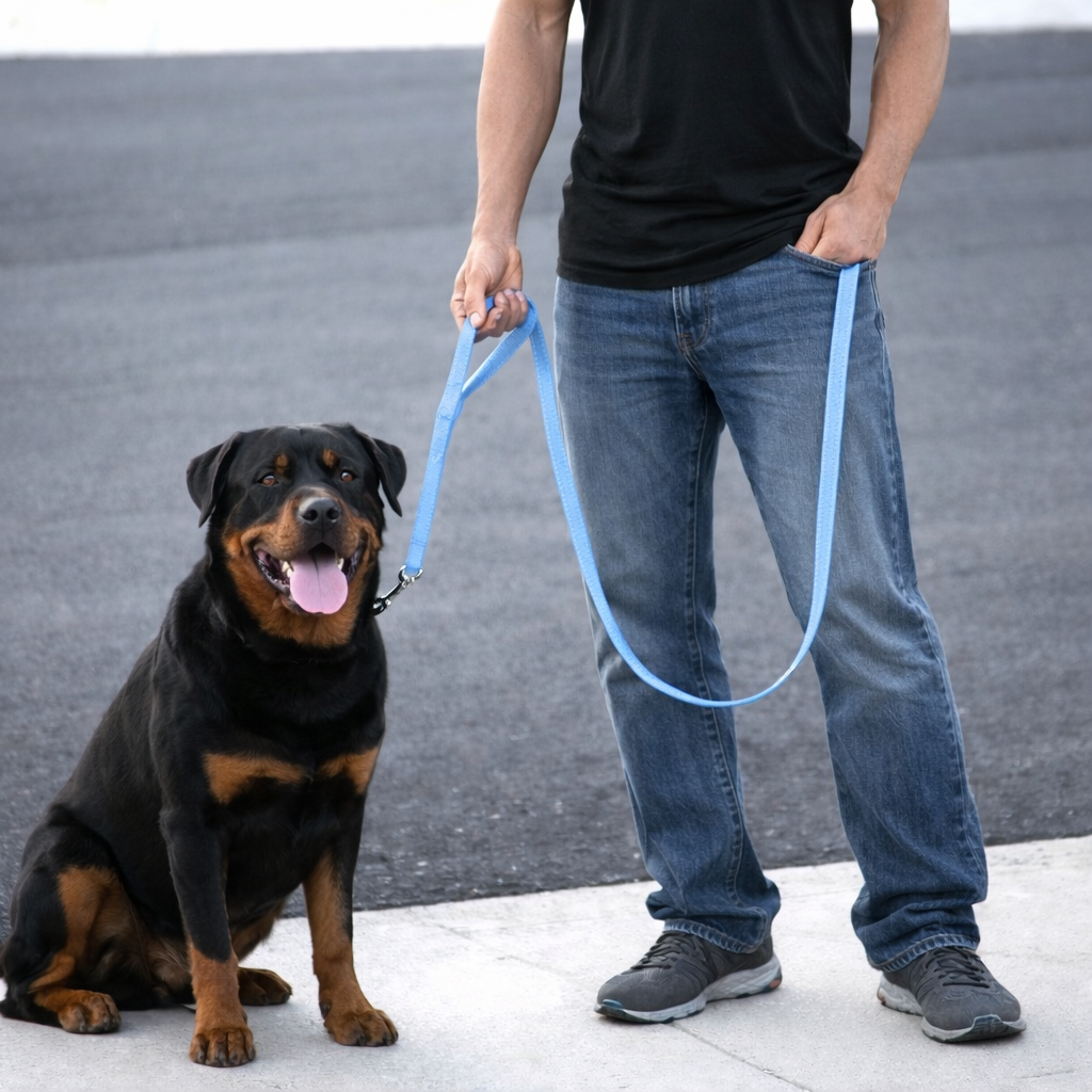 Double Handle Dog Leash - 6FT (1.8m) - Walk, Train and Protect your Pet in Traffic